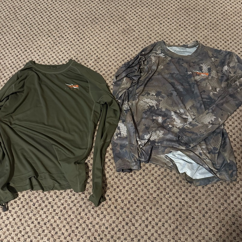 Sitka core lightweight long sleeve shirts
